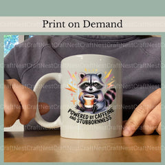 Raccoon Stubborn Shirt Clipart Bundle - CraftNest - Digital Crafting and Art