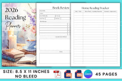 Reading Planner Guide - CraftNest - Digital Crafting and Art