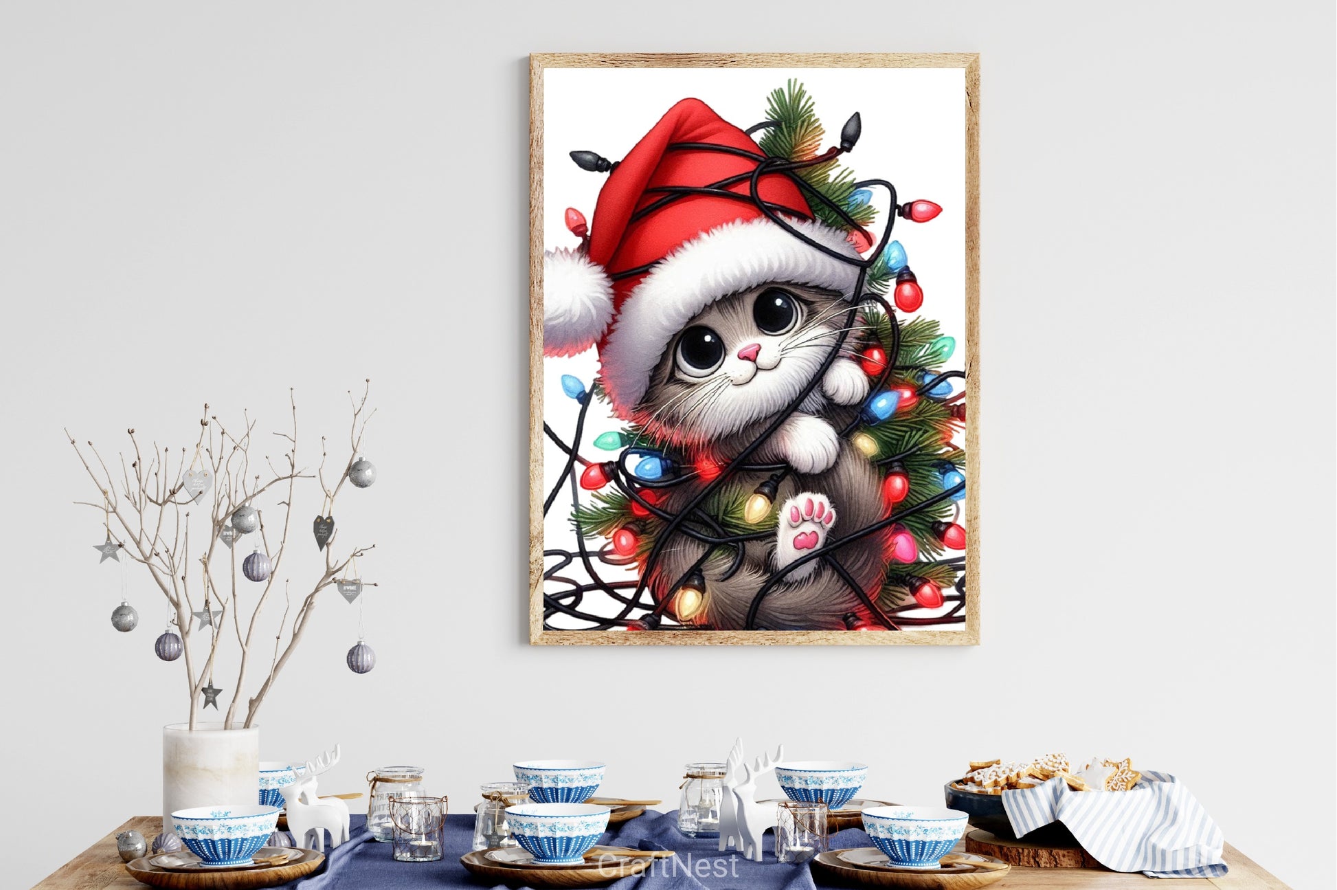 Christmas Cat Clipart Bundle 3 - CraftNest - Digital Crafting and Art