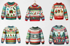 Christmas Sweaters Clipart Bundle - CraftNest - Digital Crafting and Art