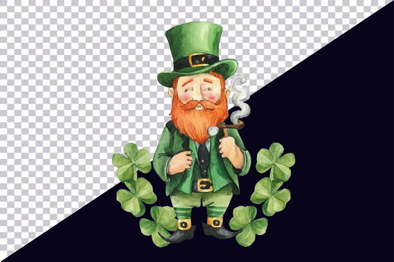 Leprechaun Cartoon Character Clipart Bundle - CraftNest - Digital Crafting and Art