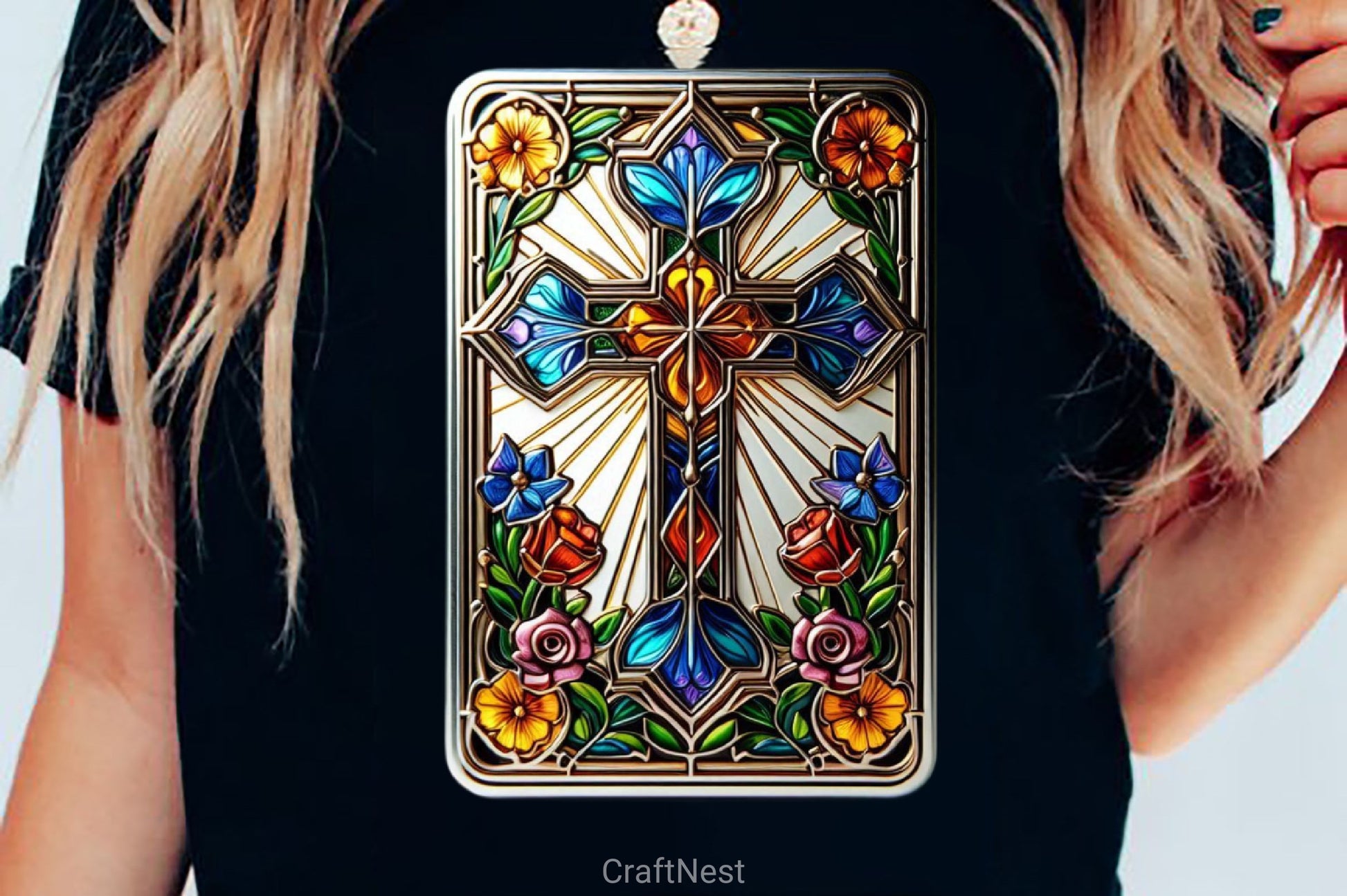 Stained Glass Cross Tarot Card Clipart Bundle 17 - CraftNest - Digital Crafting and Art