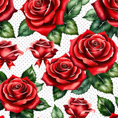 Christmas Roses Seamless Digital Paper - CraftNest - Digital Crafting and Art