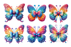 Crochet Butterfly Clipart Bundle 3 - CraftNest - Digital Crafting and Art