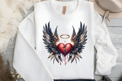 Heartbroken Angel Wings Clipart Bundle - CraftNest - Digital Crafting and Art