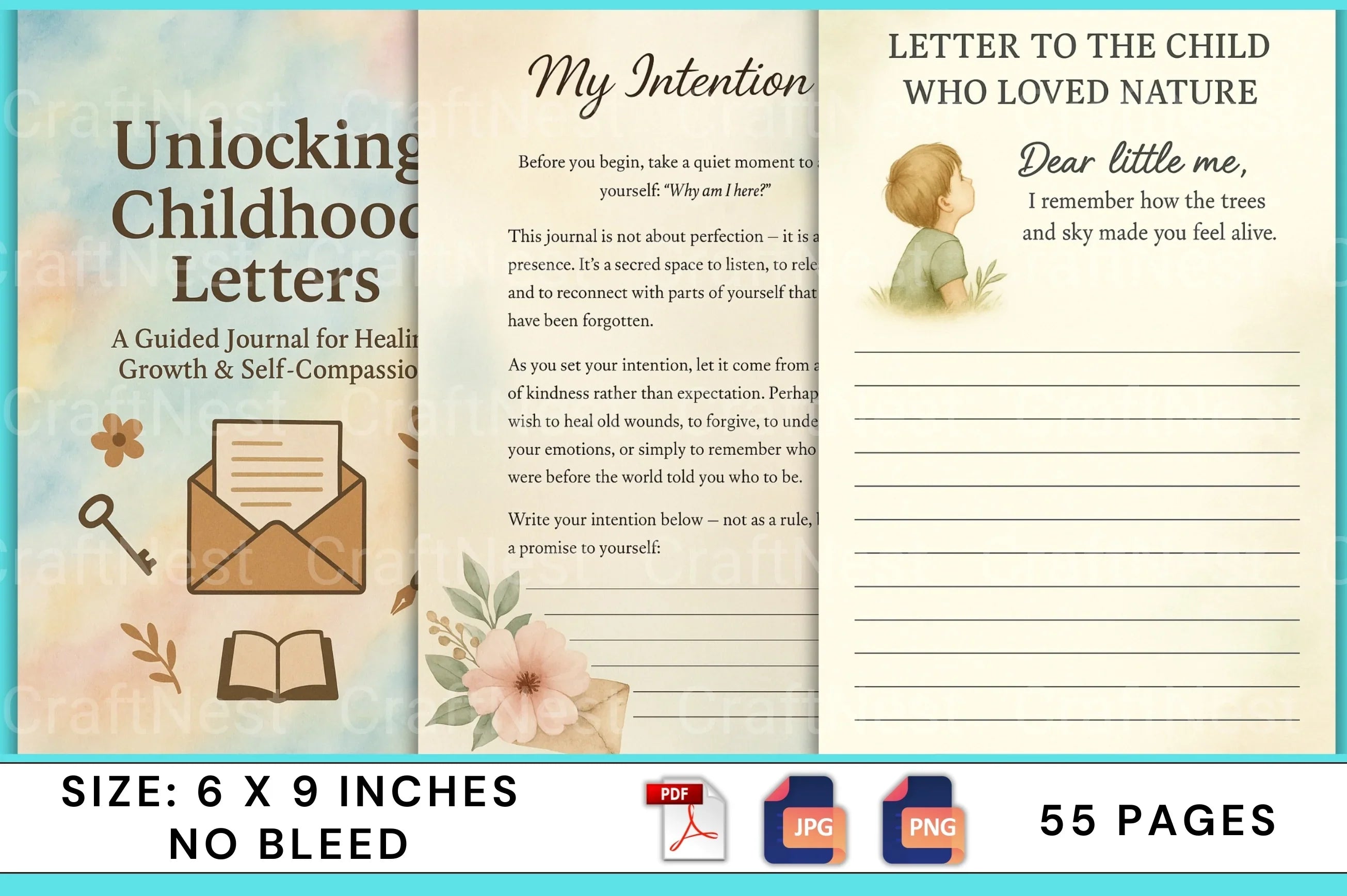 Unlocking Childhood Letters - CraftNest - Digital Crafting and Art