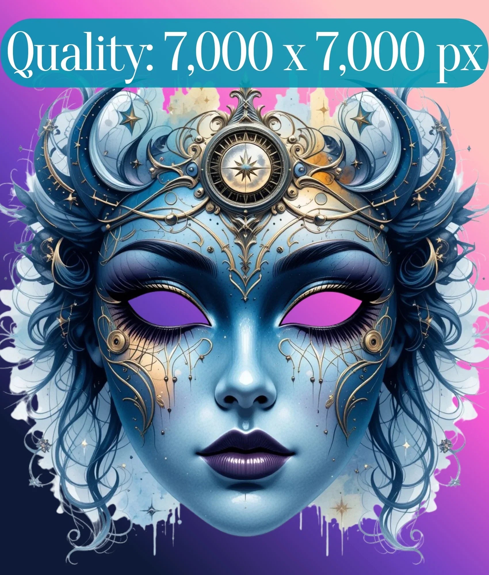 Moon Goddess Clipart Bundle - CraftNest - Digital Crafting and Art