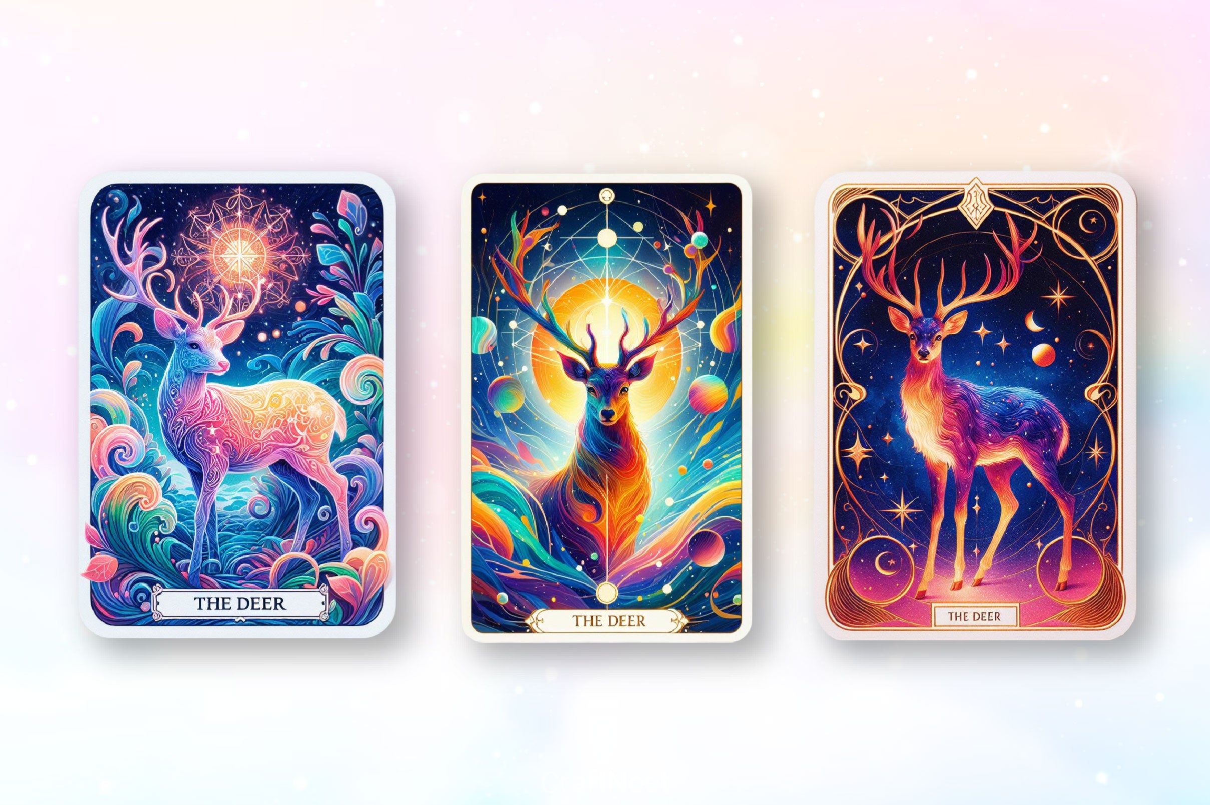 Deer Tarot Cards Clipart Bundle - CraftNest - Digital Crafting and Art
