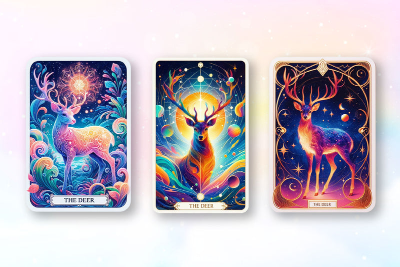 Deer Tarot Cards Clipart Bundle - CraftNest - Digital Crafting and Art