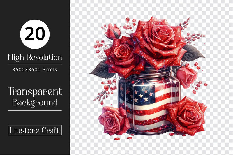 Rose In Vase Clipart Bundle - CraftNest - Digital Crafting and Art