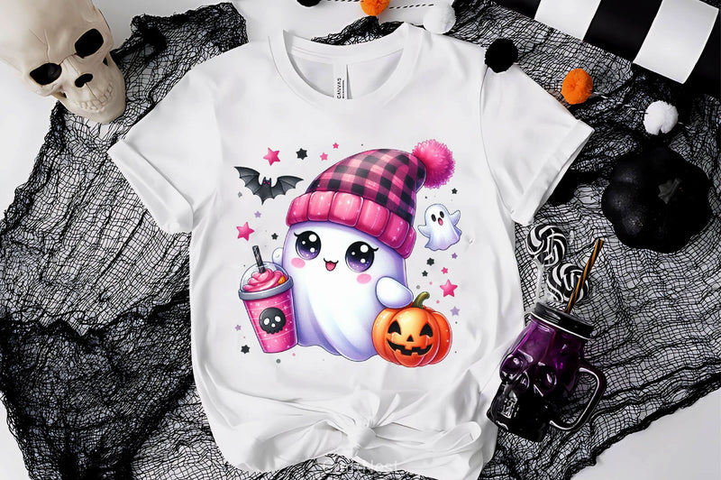 Cute Ghost Cute Halloween Clipart Bundle 22 - CraftNest - Digital Crafting and Art
