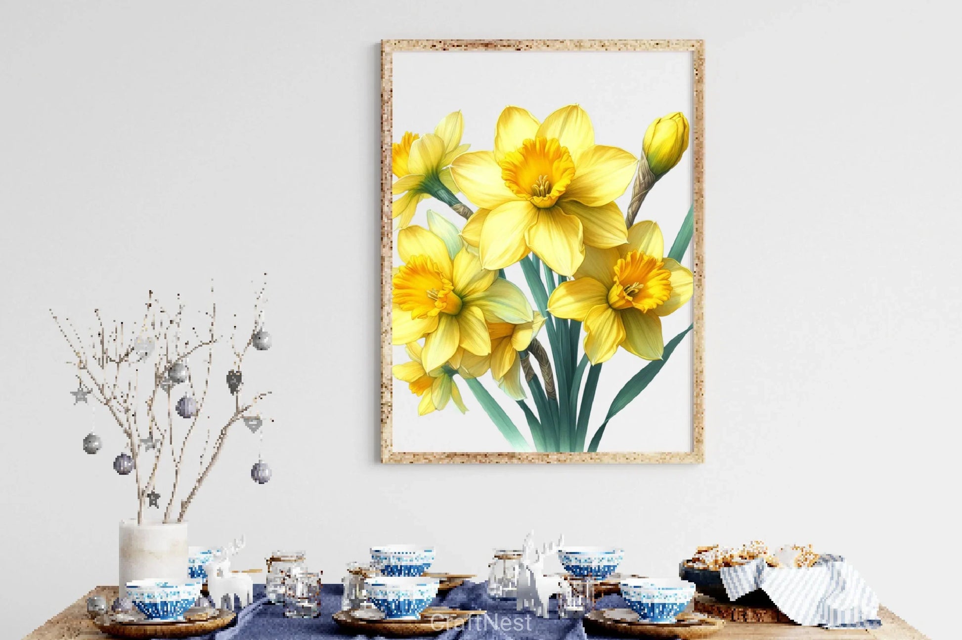 Daffodil Flowers Clipart Bundle - CraftNest - Digital Crafting and Art