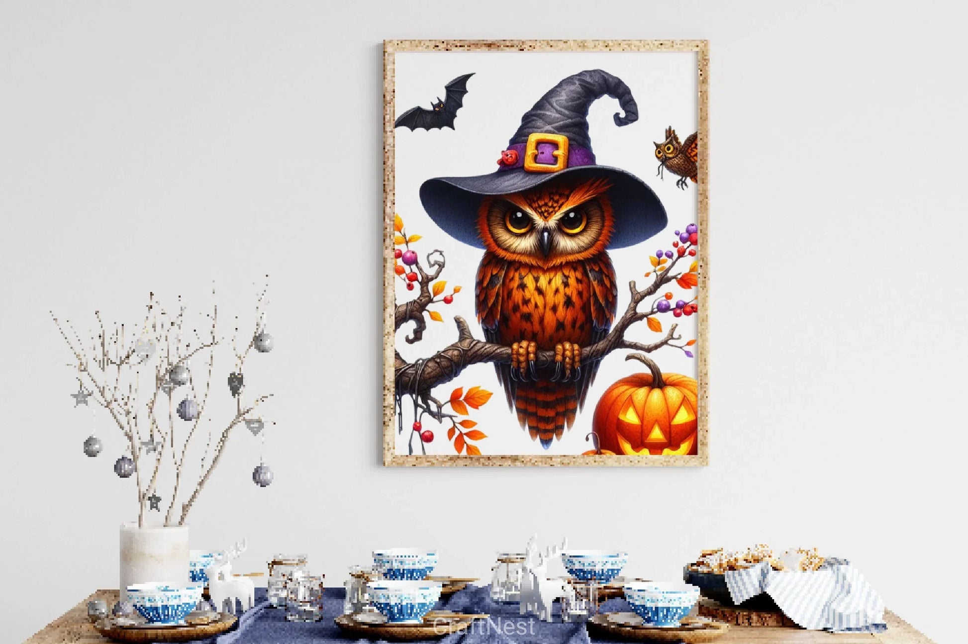 Halloween Witch Owl Clipart Bundle 2 - CraftNest - Digital Crafting and Art
