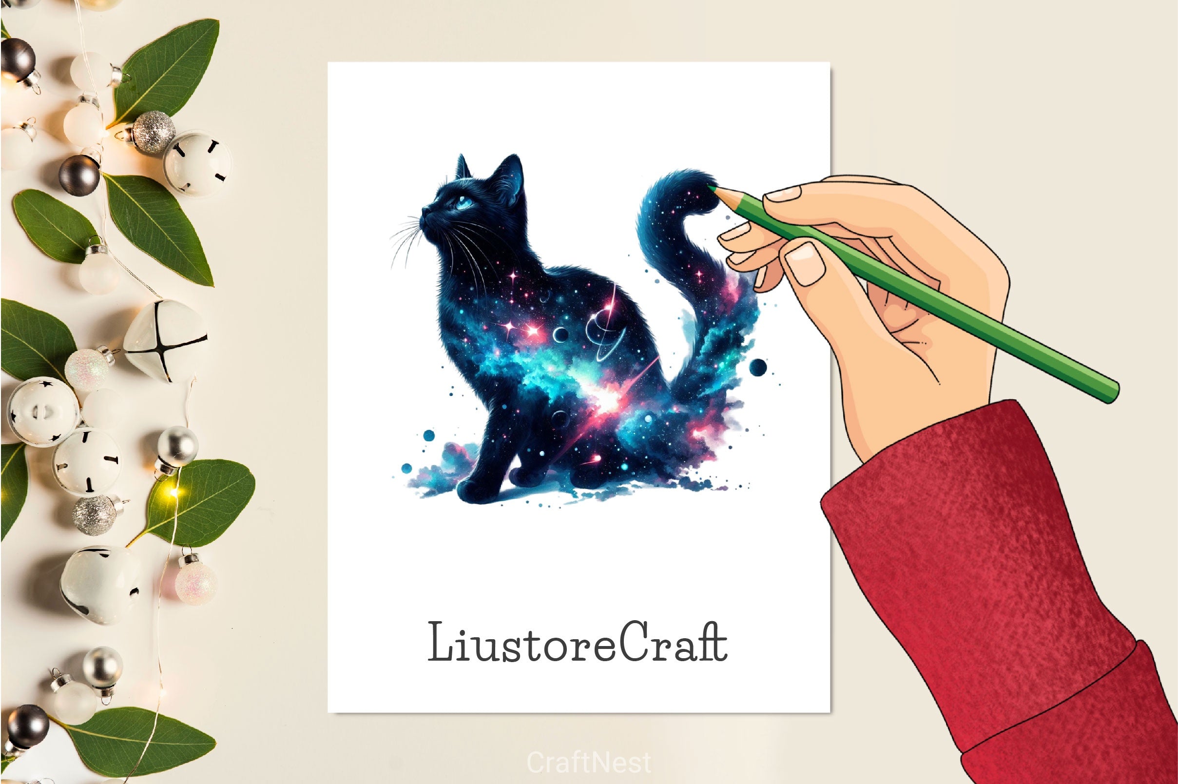 Starry Galaxy Animals Clipart Bundle - CraftNest - Digital Crafting and Art