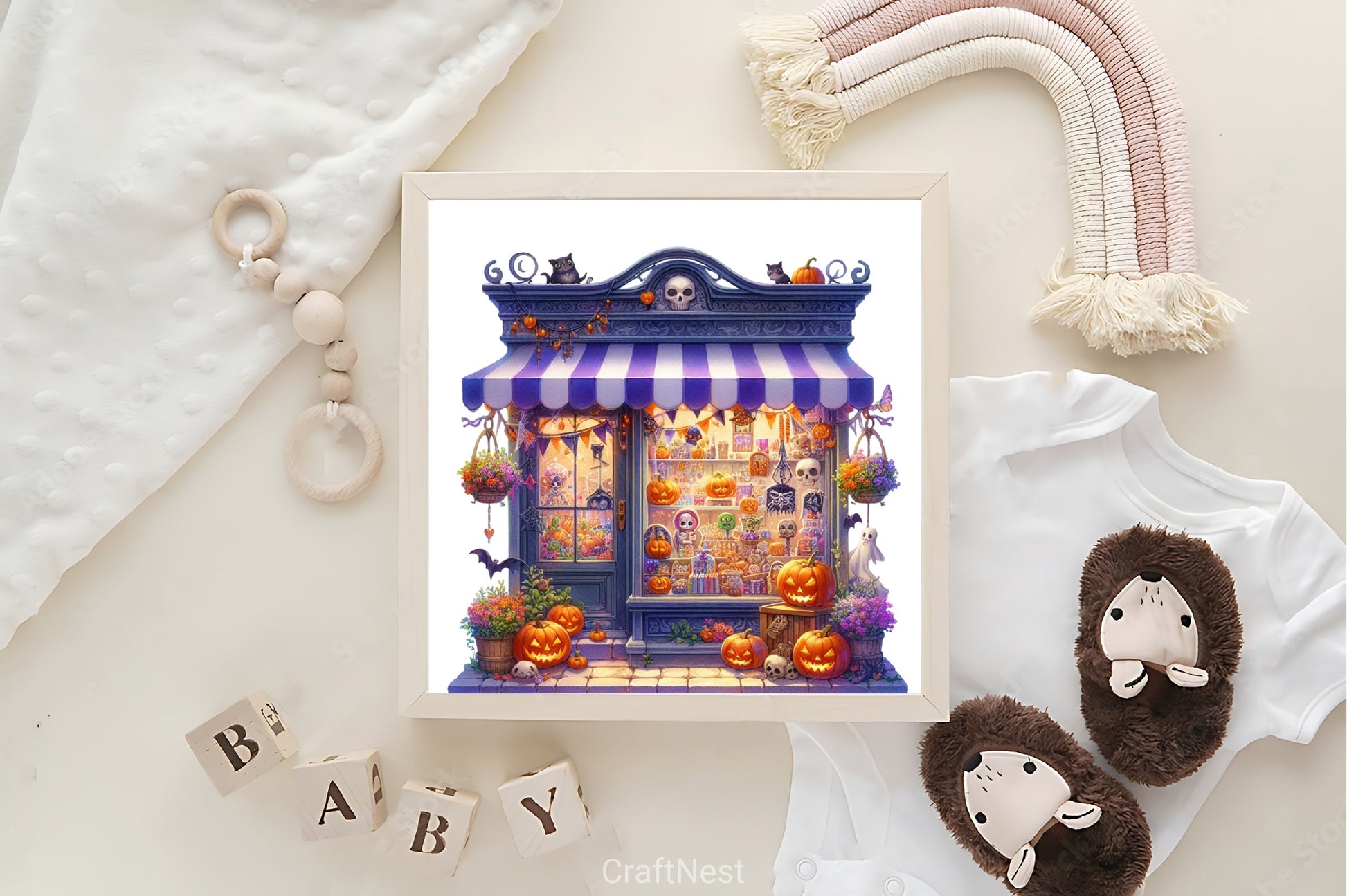 Halloween Storefront Clipart Bundle - CraftNest - Digital Crafting and Art