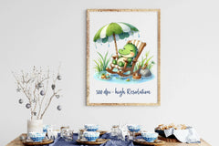 Sleeping Crocodile Clipart Bundle - CraftNest - Digital Crafting and Art