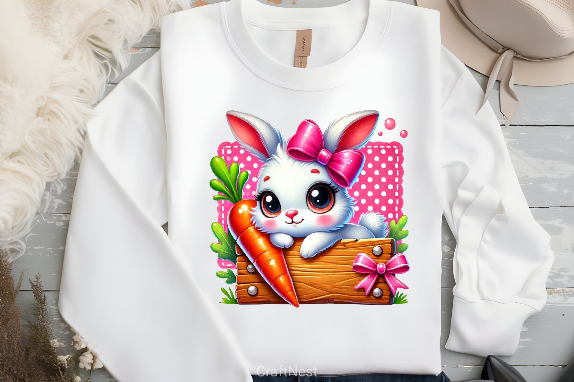 Easter Bunny Sign Clipart Bundle - CraftNest - Digital Crafting and Art