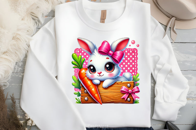 Easter Bunny Sign Clipart Bundle - CraftNest - Digital Crafting and Art