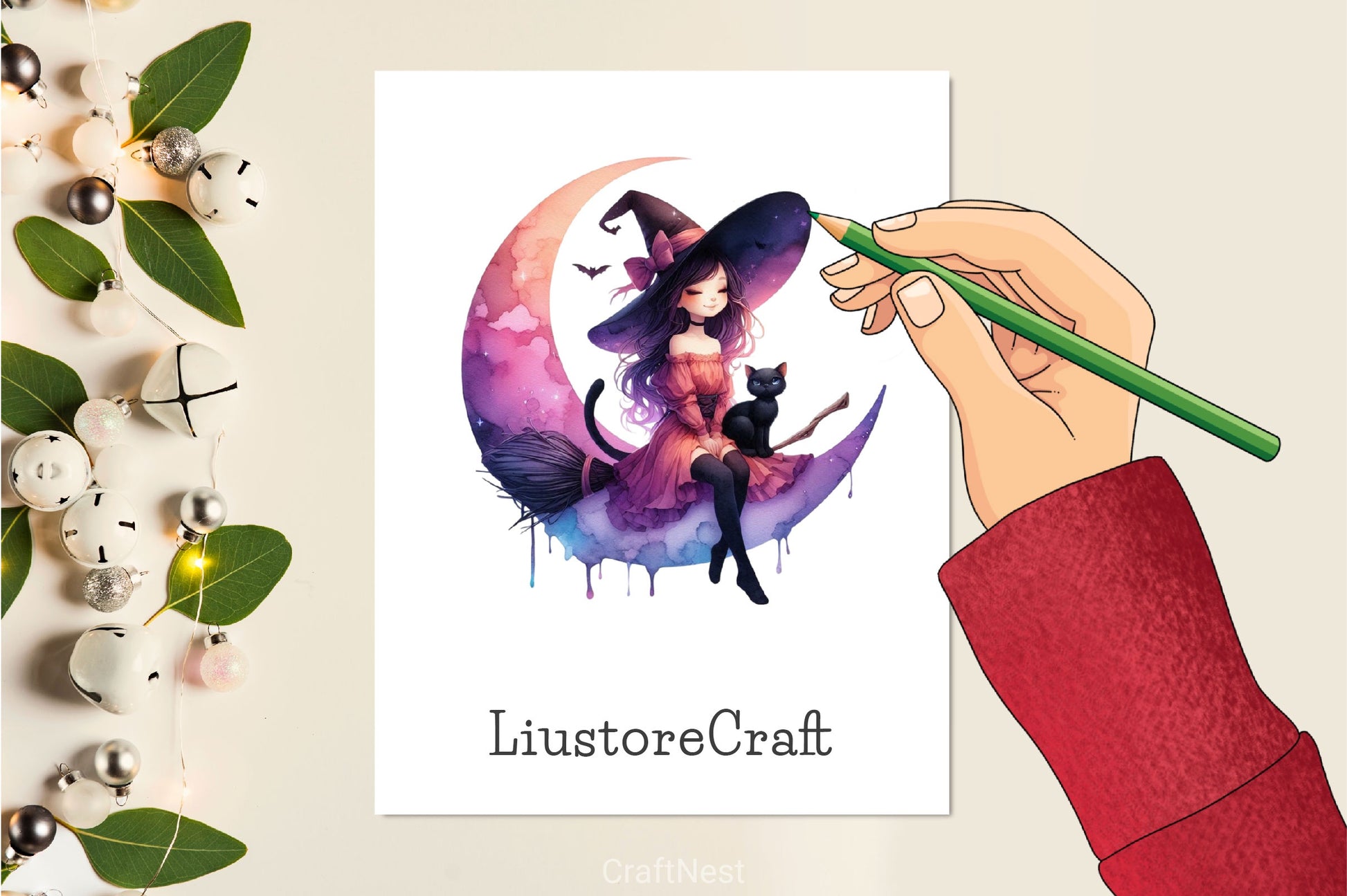 Halloween Witch Clipart Bundle 3 - CraftNest - Digital Crafting and Art