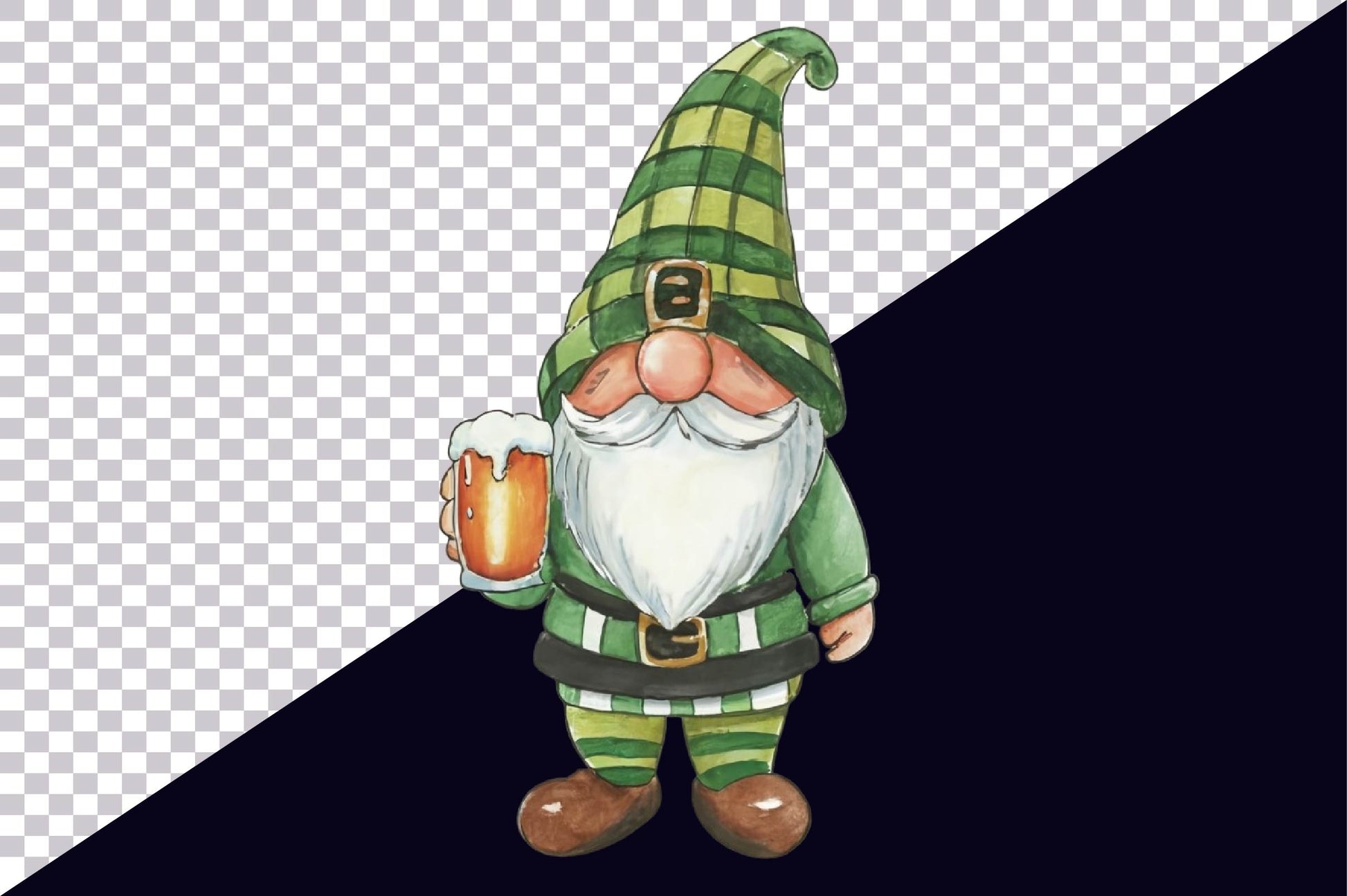 St Patricks Day Gnome Clipart Bundle 1 - CraftNest - Digital Crafting and Art