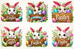 Easter Wooden Sign Clipart Bundle - CraftNest - Digital Crafting and Art