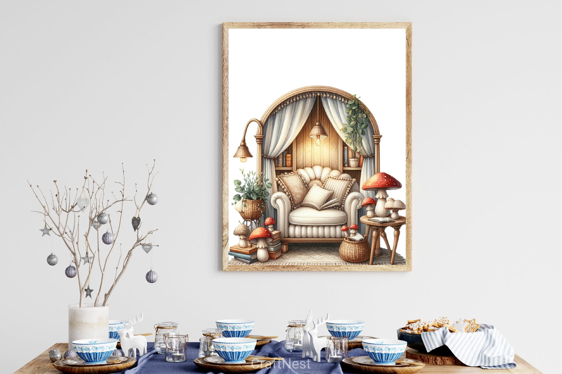 Cozy Sitting Area Clipart Bundle - CraftNest - Digital Crafting and Art