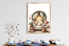 Cozy Sitting Area Clipart Bundle - CraftNest - Digital Crafting and Art