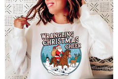 Vintage Santa Western Christmas Clipart Bundle - CraftNest - Digital Crafting and Art