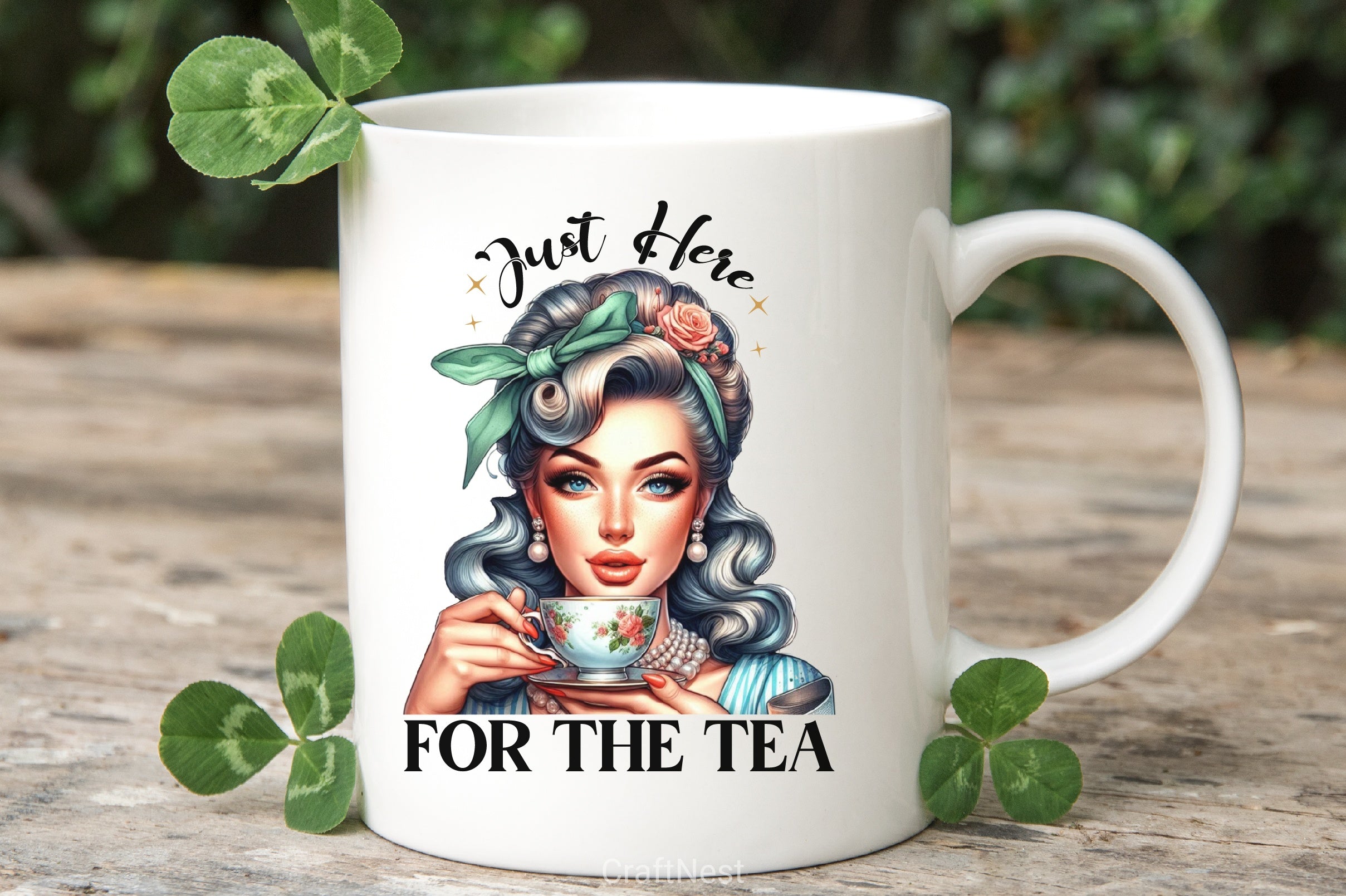 Just Here For The Tea Clipart Bundle 5 - CraftNest - Digital Crafting and Art