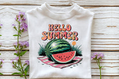 Hello Summer Watermelon Clipart Bundle 5 - CraftNest - Digital Crafting and Art