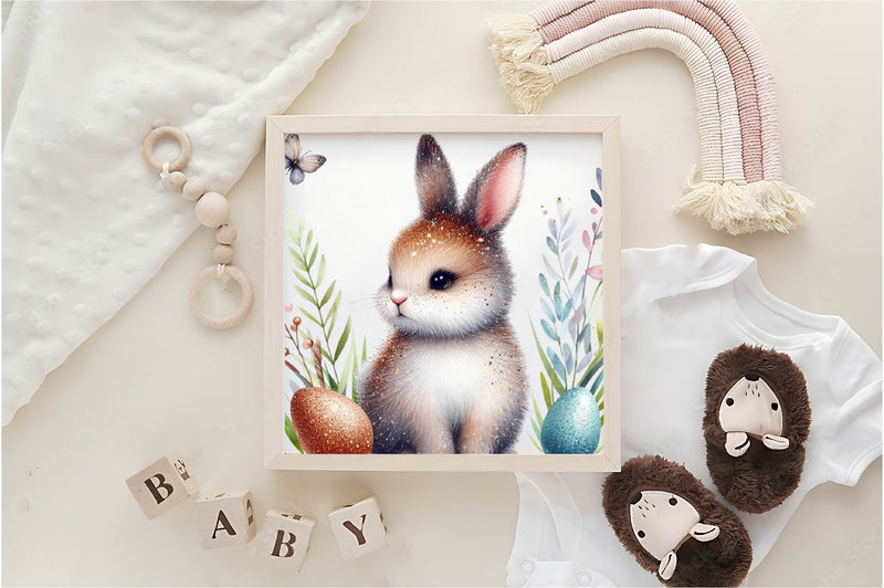 Glitter Easter Rabbit Clipart Bundle - CraftNest - Digital Crafting and Art