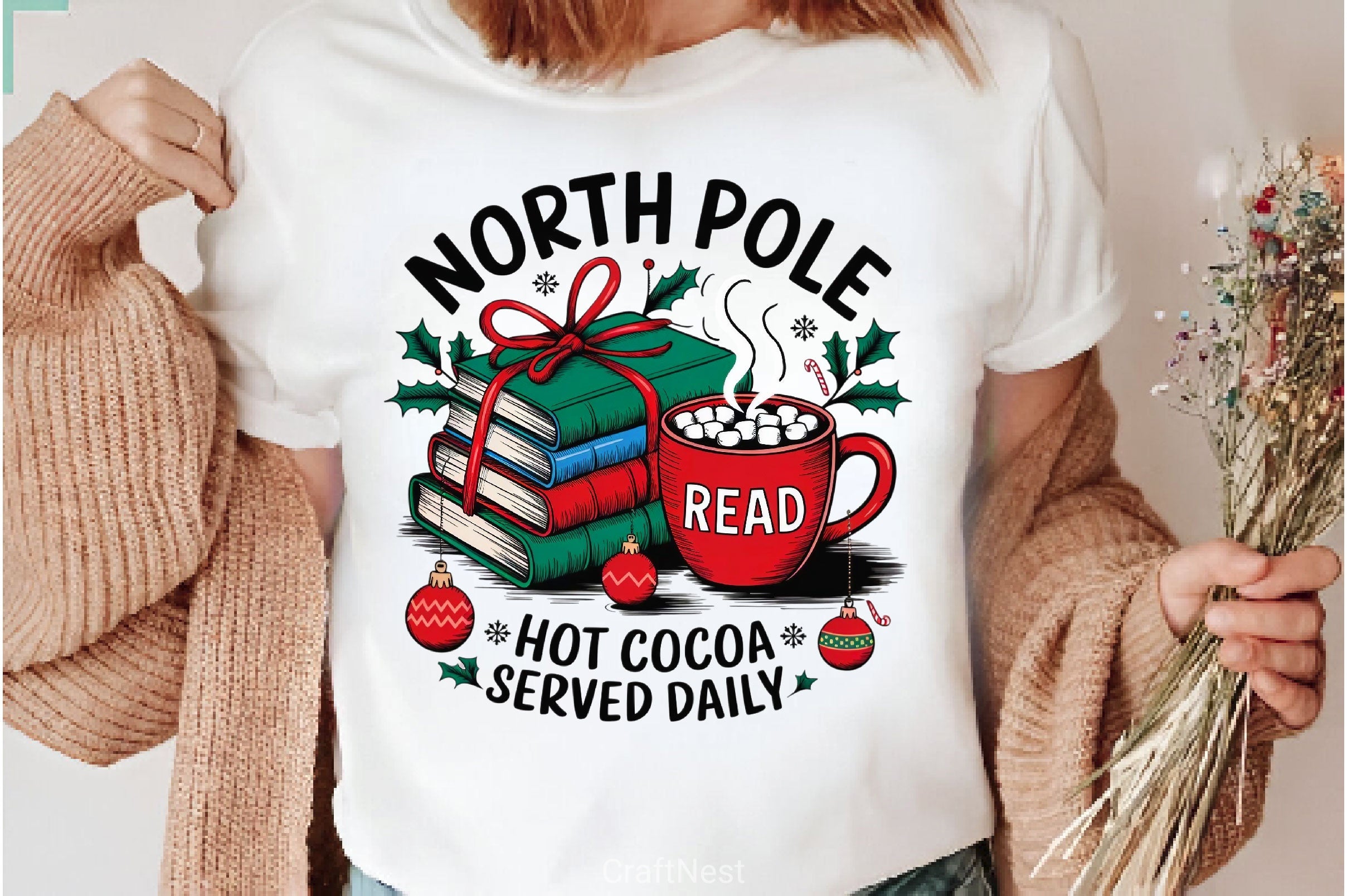 All Booked For Christmas Christmas Clipart Bundle 1 - CraftNest - Digital Crafting and Art