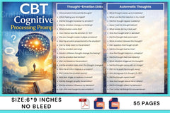 Cognitive Processing Prompts for CBT - CraftNest - Digital Crafting and Art