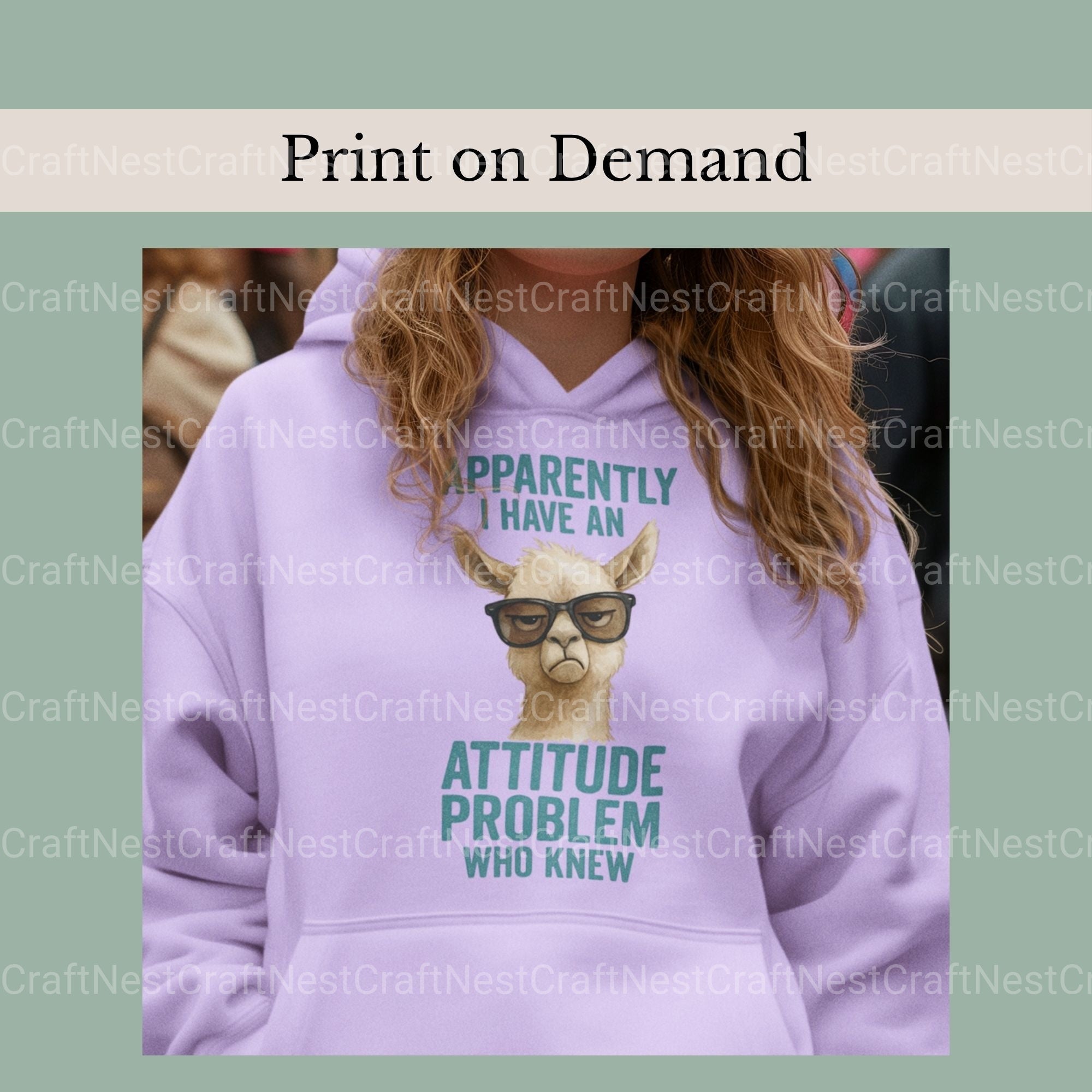 Attitude Problem Llama Clipart Bundle - CraftNest - Digital Crafting and Art