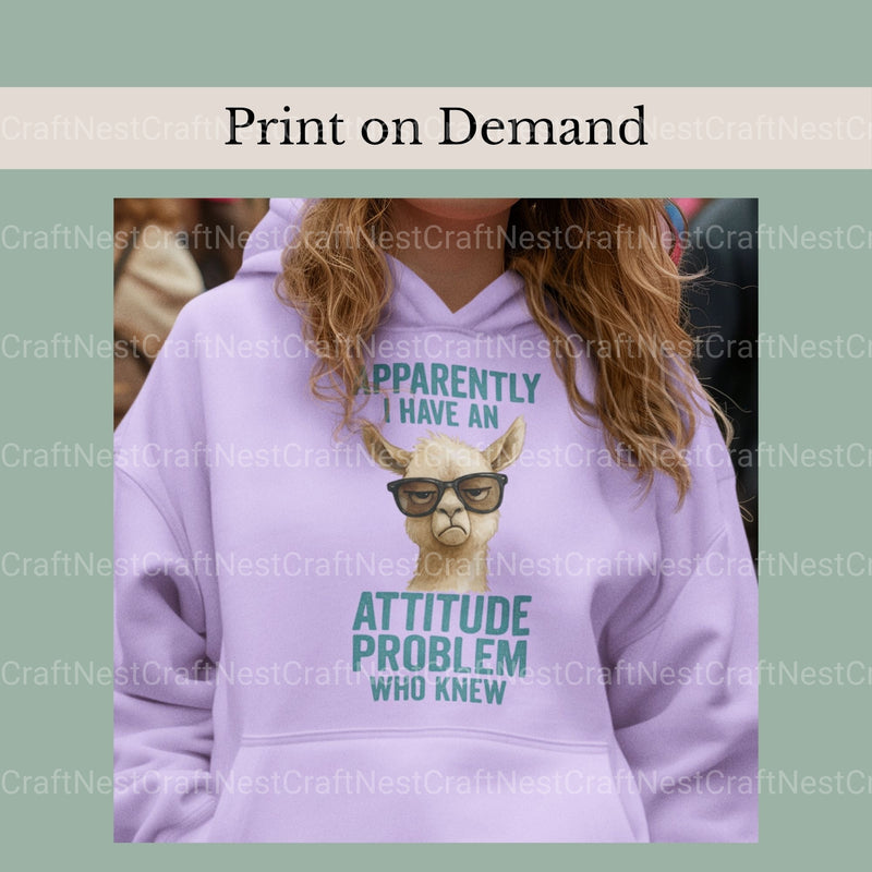 Attitude Problem Llama Clipart Bundle - CraftNest - Digital Crafting and Art