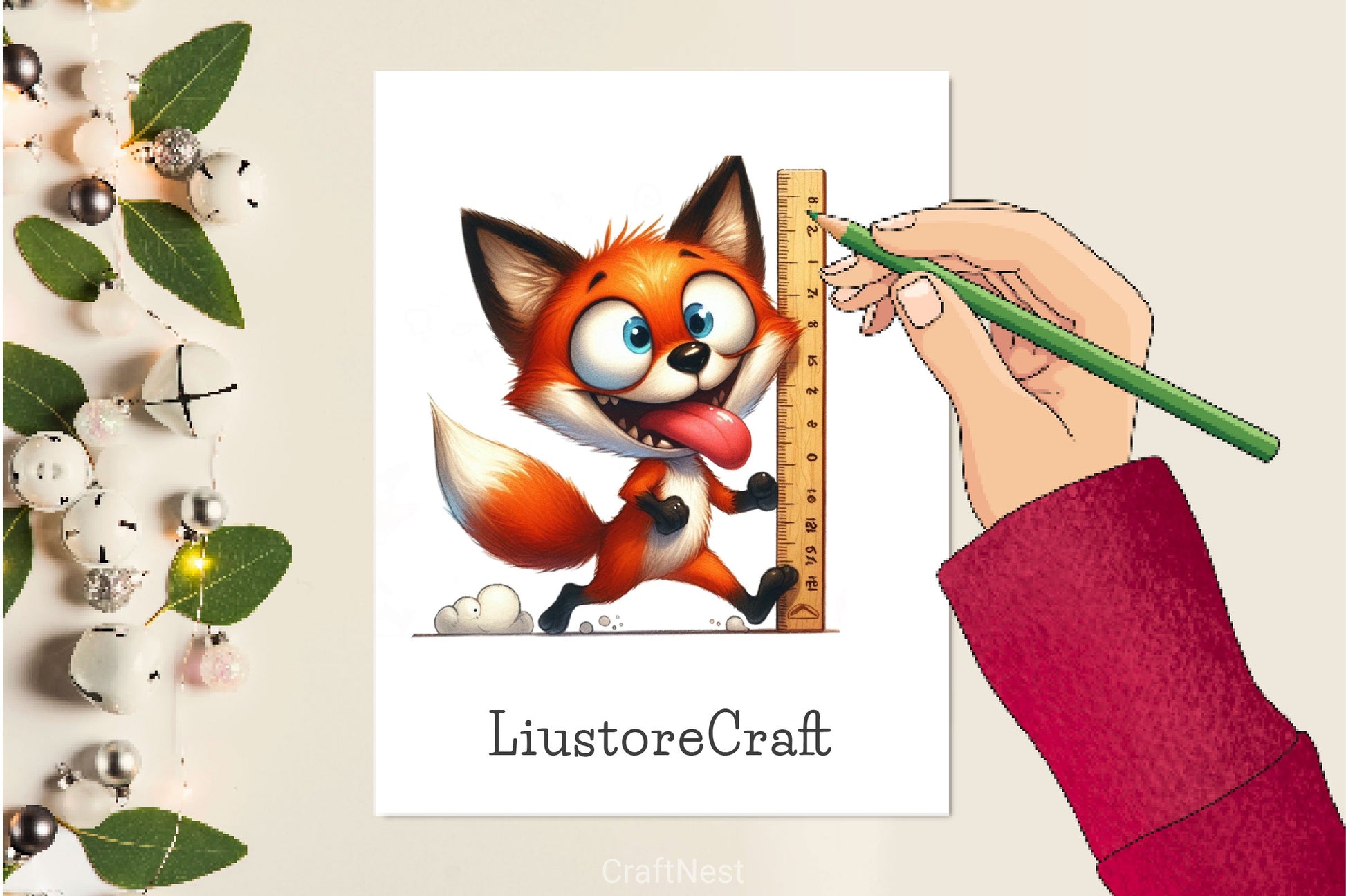 Funny Fox Clipart Bundle - CraftNest - Digital Crafting and Art