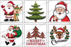 Retro Christmas Clipart Bundle 9 - CraftNest - Digital Crafting and Art