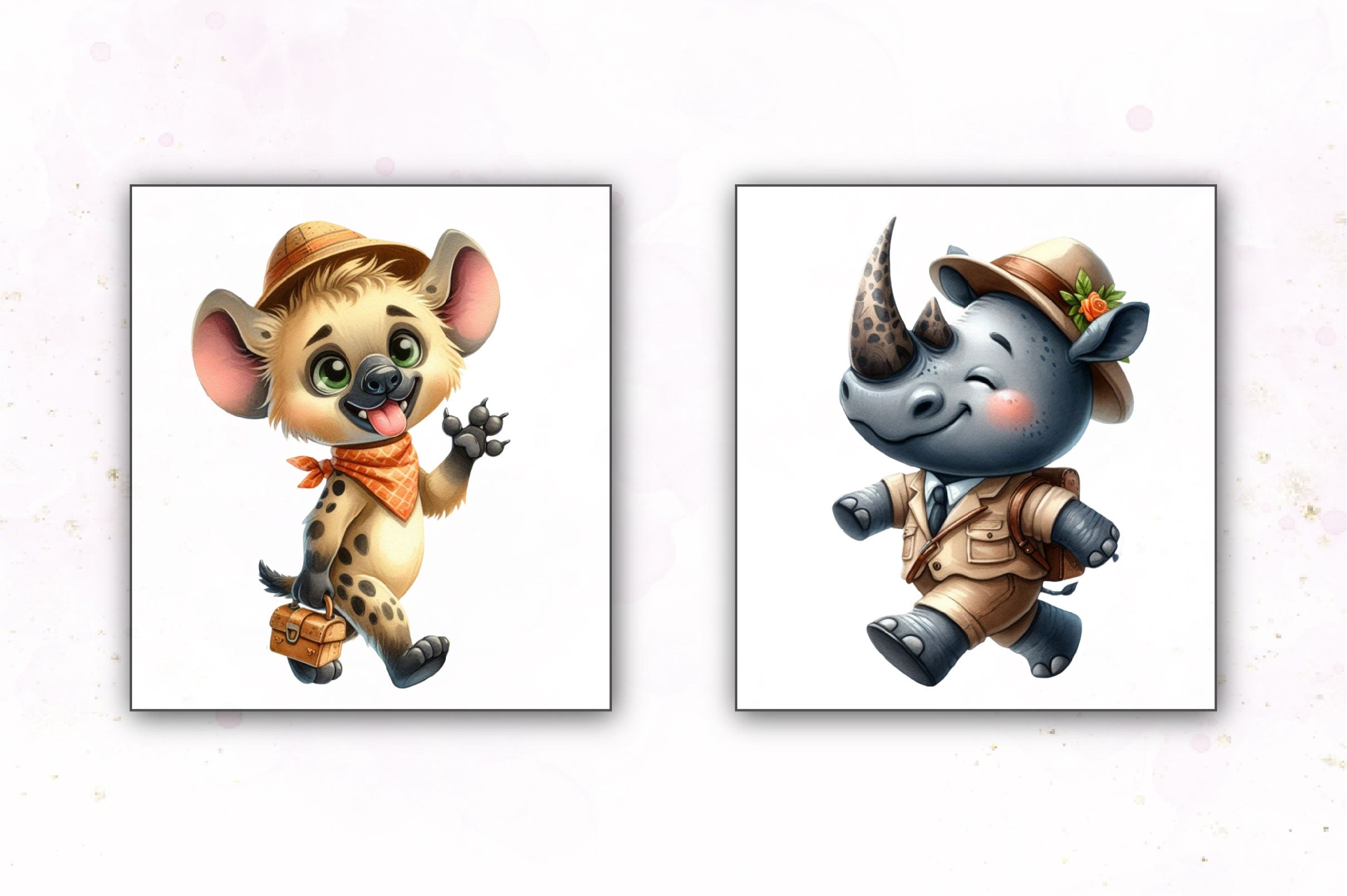 Safari Animals Clipart Bundle - CraftNest - Digital Crafting and Art