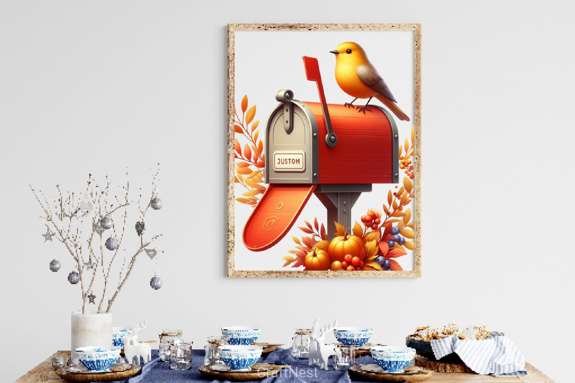 Autumn Mailbox Clipart Bundle - CraftNest - Digital Crafting and Art