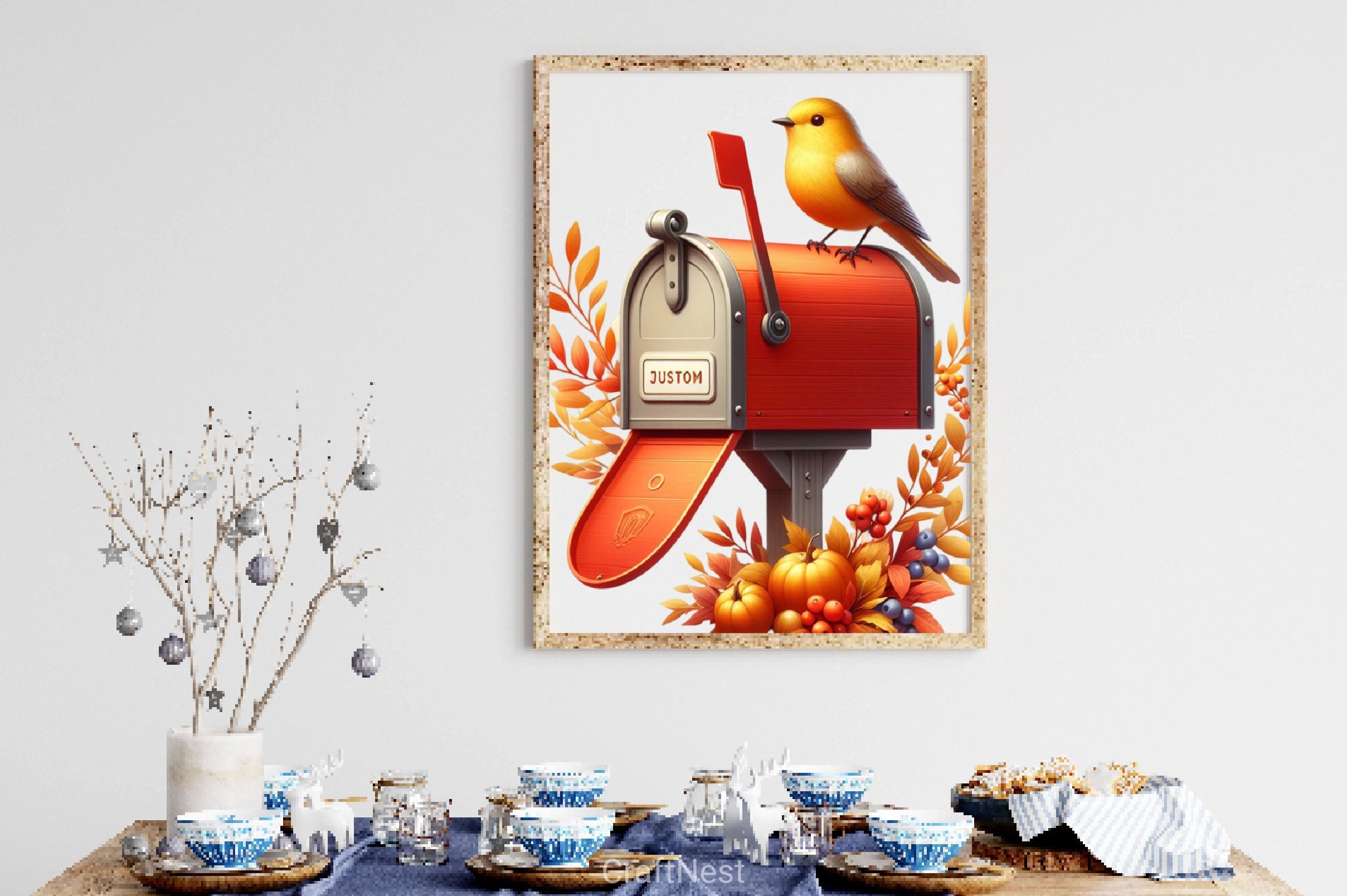 Autumn Mailbox Clipart Bundle - CraftNest - Digital Crafting and Art