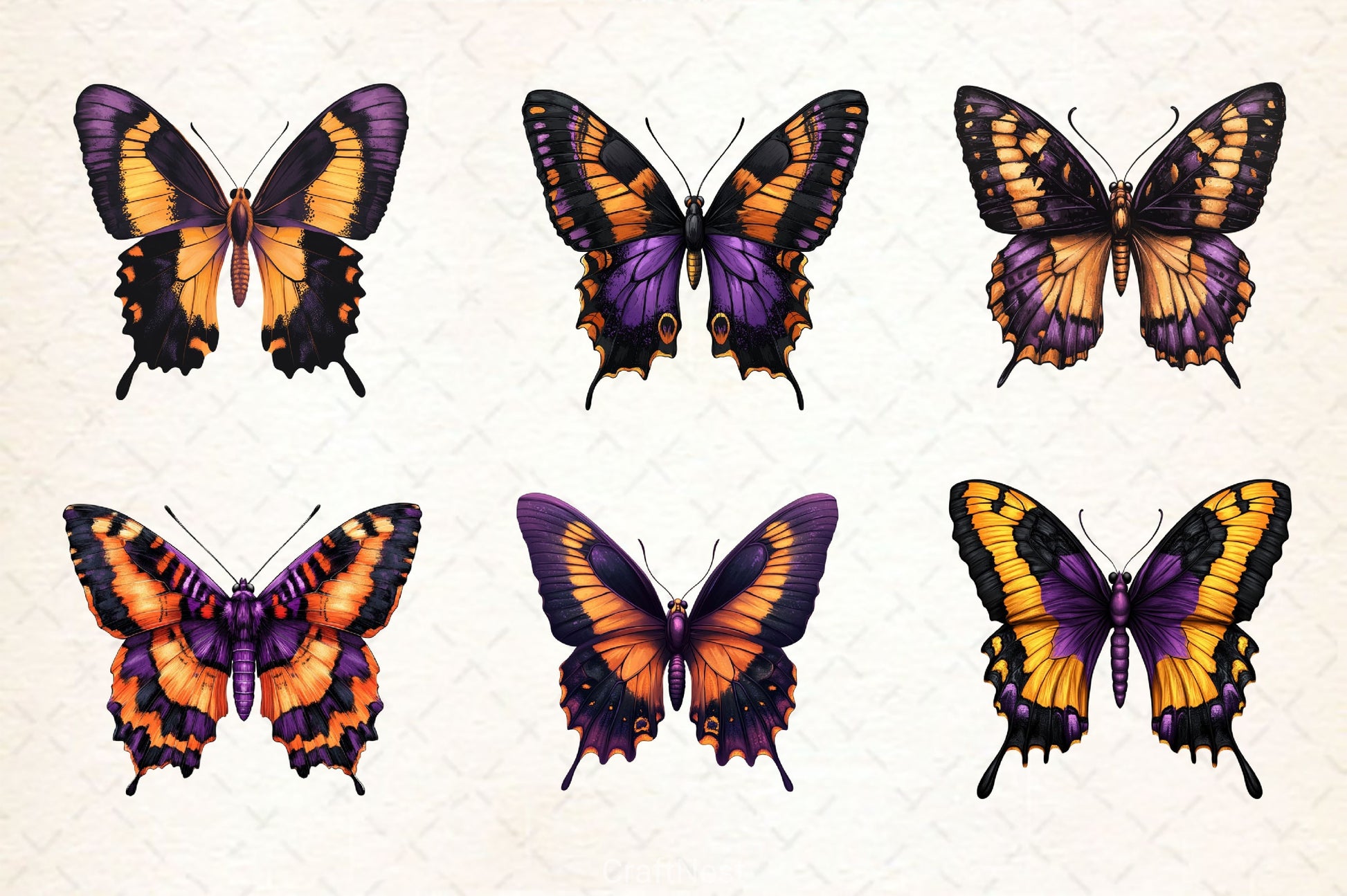 Butterfly Butterflies Clipart Bundle - CraftNest - Digital Crafting and Art