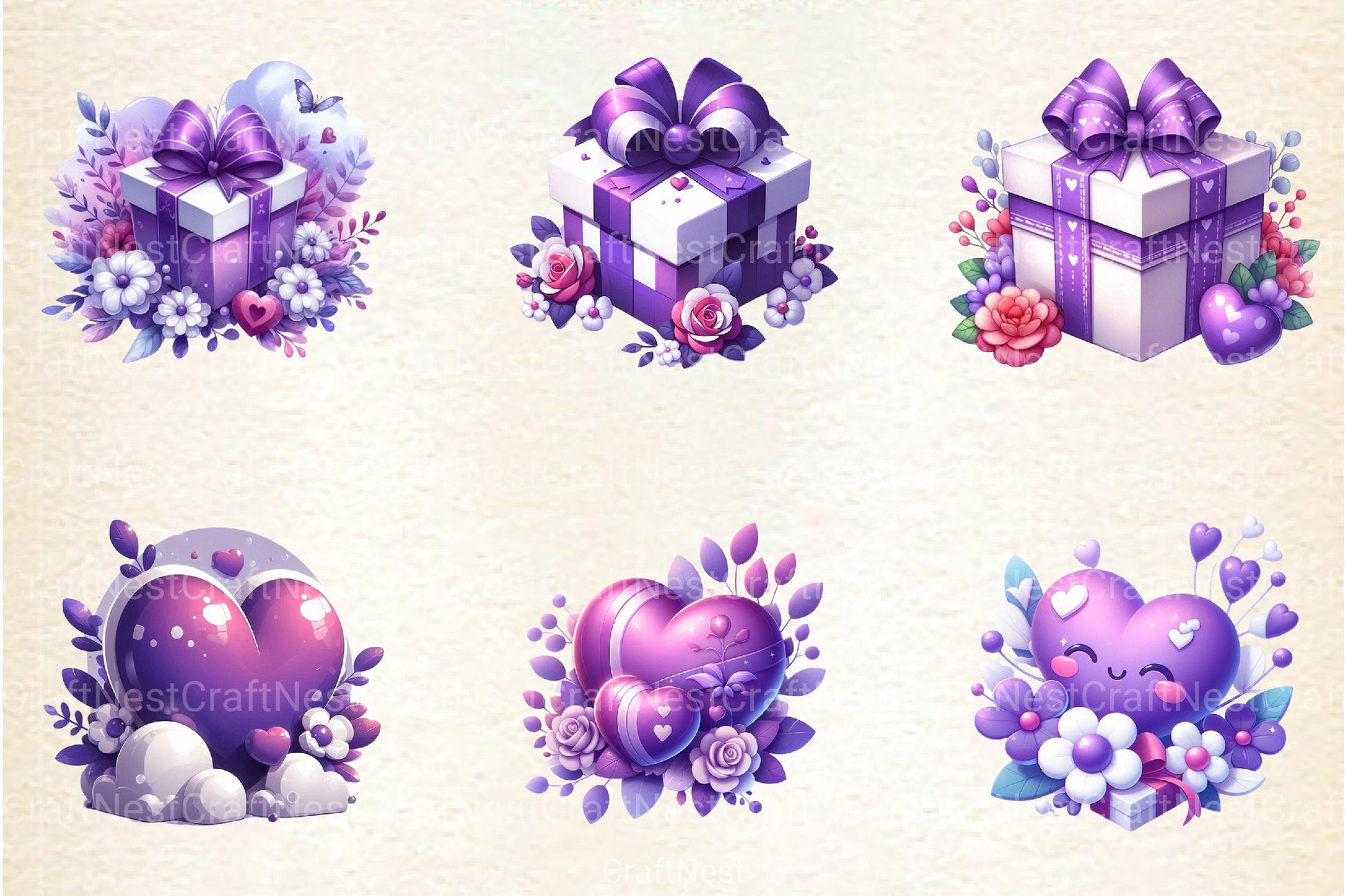 Valentine's Day Clipart Bundle 28 - CraftNest - Digital Crafting and Art