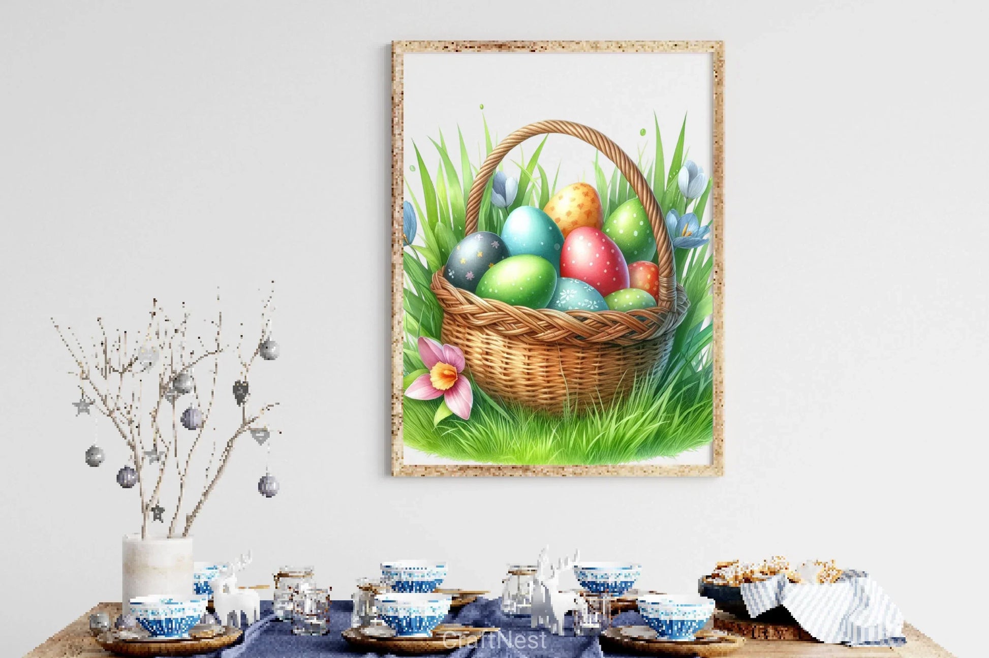 Easter Egg Basket Clipart Bundle 3 - CraftNest - Digital Crafting and Art