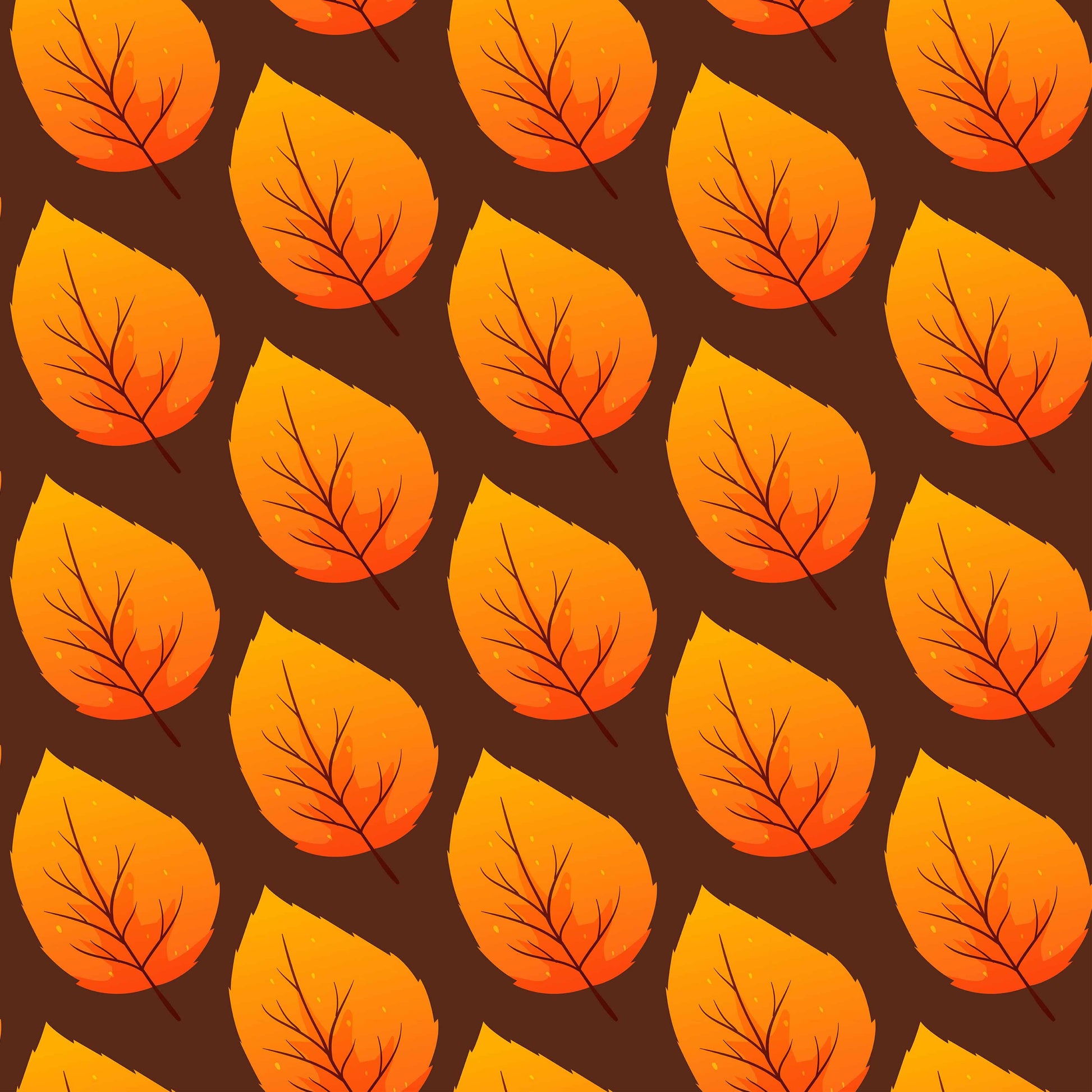 Fall Leaves Seamless Digital Paper - CraftNest - Digital Crafting and Art