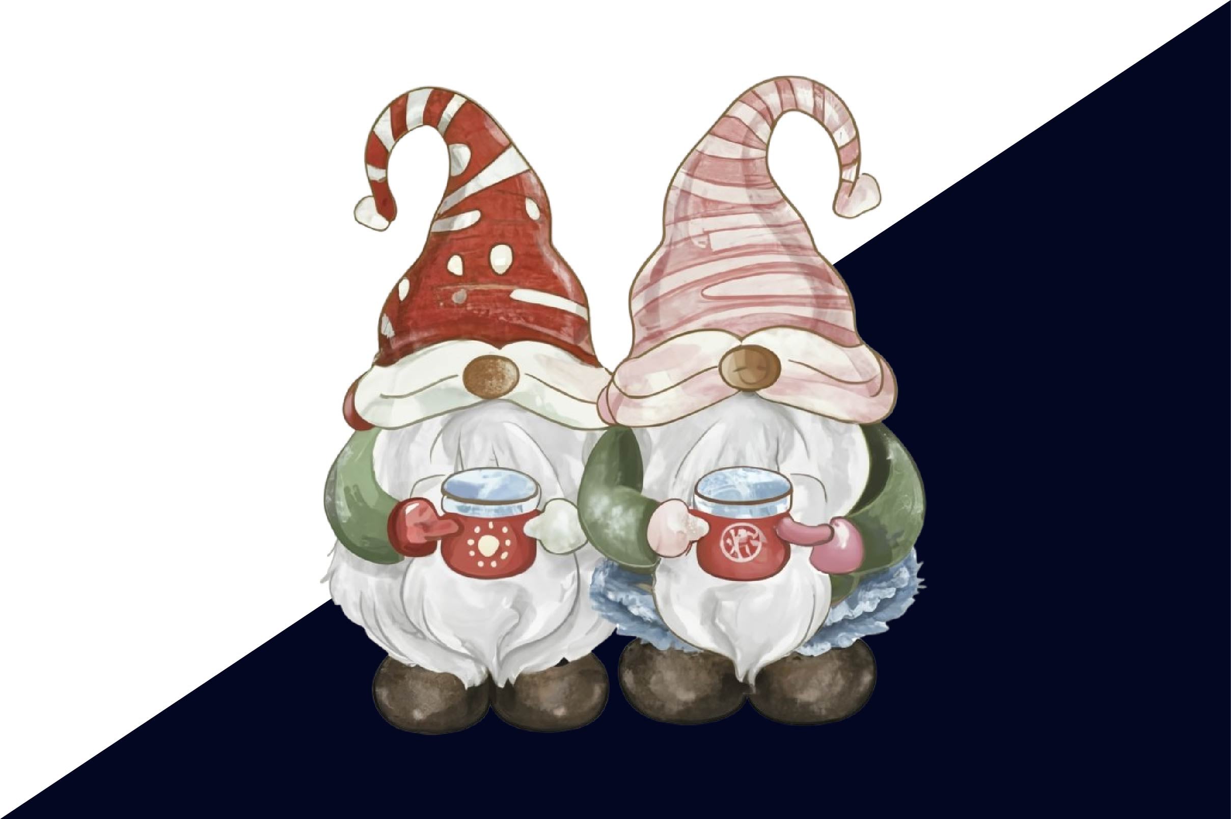 Cute Hot Cocoa Gnomes Clipart Bundle - CraftNest - Digital Crafting and Art