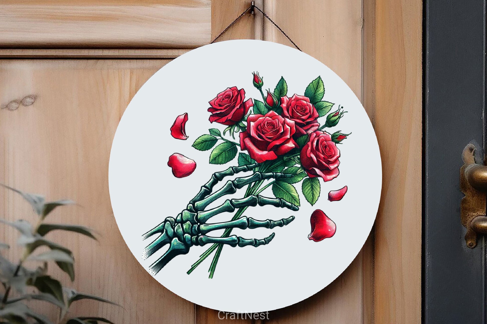 Roses Bouquet Skeleton Hand Clipart Bundle 3 - CraftNest - Digital Crafting and Art