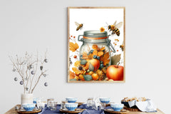 Autumn Honey Bee Clipart Bundle - CraftNest - Digital Crafting and Art