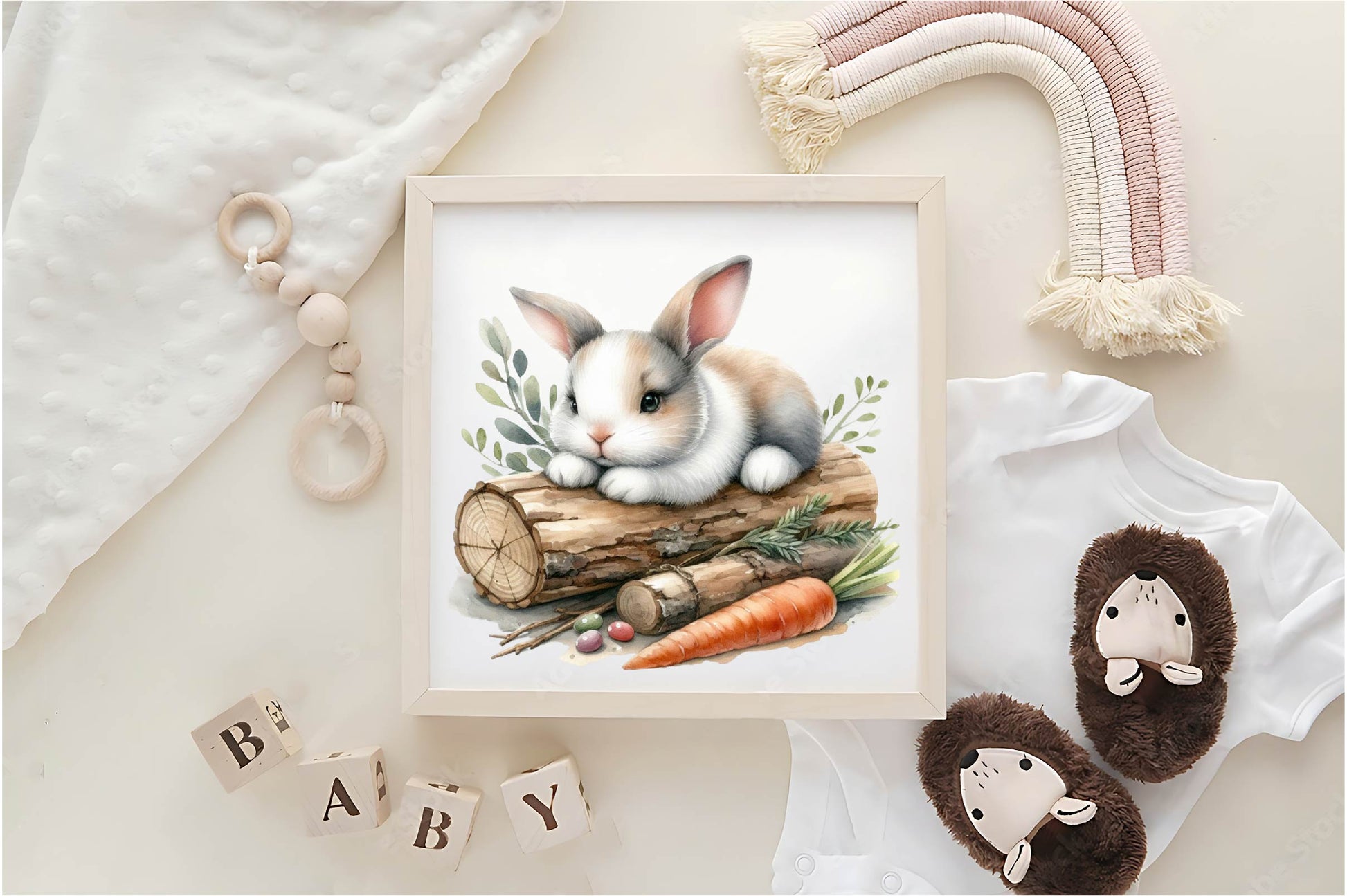 Cute Bunny Clipart Bundle 1 - CraftNest - Digital Crafting and Art
