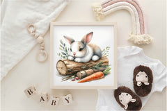 Cute Bunny Clipart Bundle 1 - CraftNest - Digital Crafting and Art