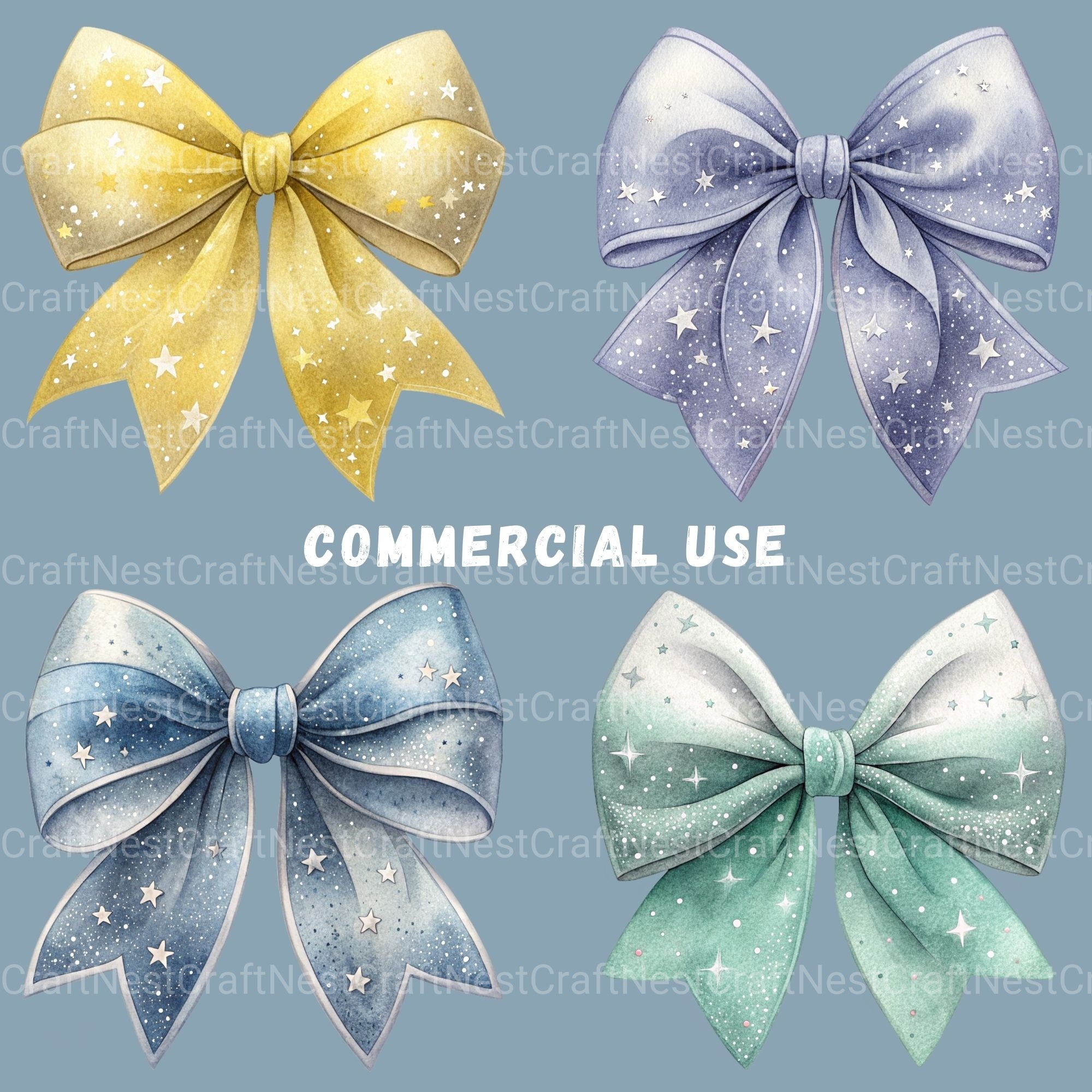 Coquette Bows Clipart Bundle - CraftNest - Digital Crafting and Art